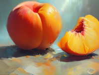 每天一个桃子，健康生活的艺术，每日一桃，健康